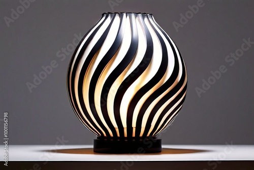  op art lamp base lamp bases designed with op art creating visua photo