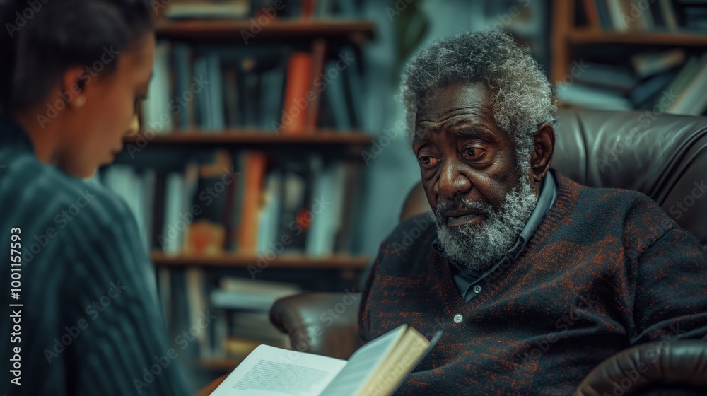 Conversation with a homeless person in a professional office environment for social awareness Conversation with a homeless person in a professional office environment for social awareness