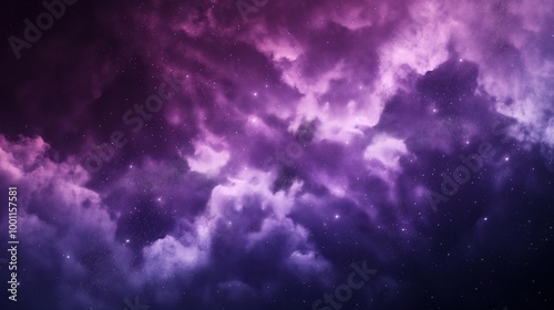 Cosmic nebula starry background - abstract space scene for creative design