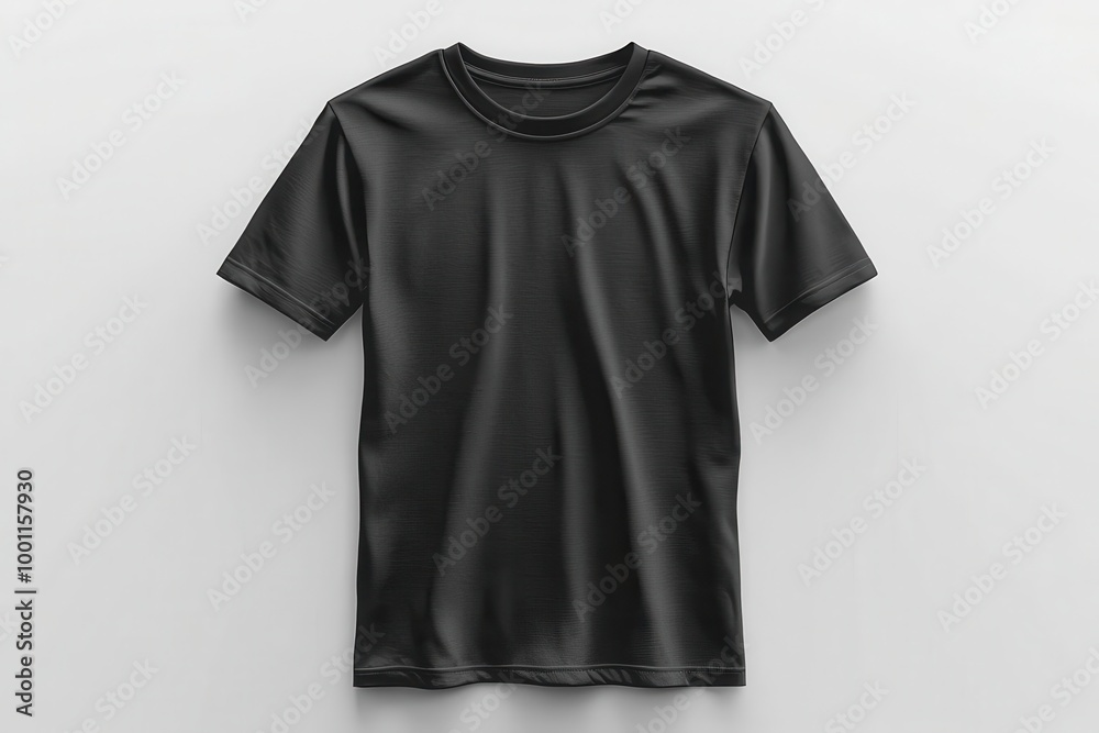 mockup of a blank black tshirt presented in a clean front and back view set against a white background ideal for showcasing custom designs or branding concepts mockup of a blank black tshirt presented in a clean front and back view set against a white background ideal for showcasing custom designs or branding concepts