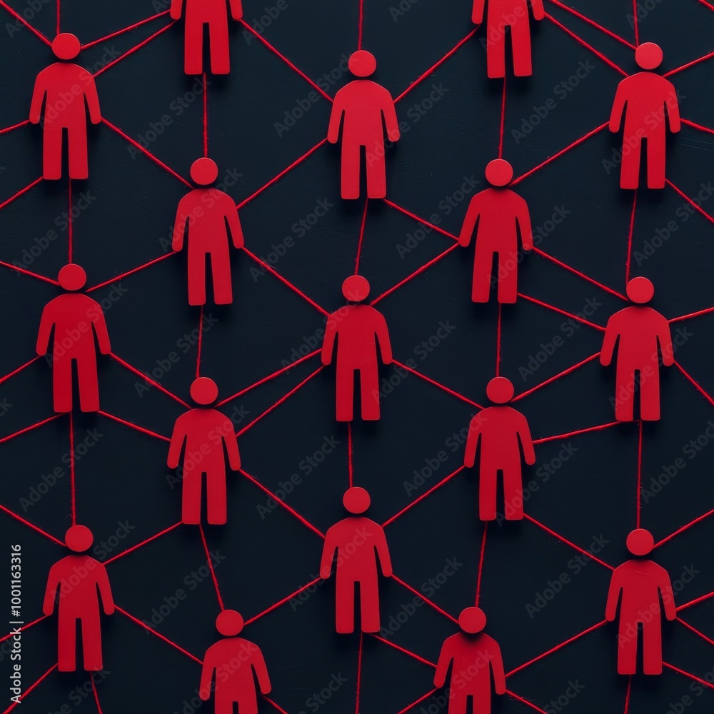 Connections among figures represent community, collaboration, and social networks. Connections among figures represent community, collaboration, and social networks.