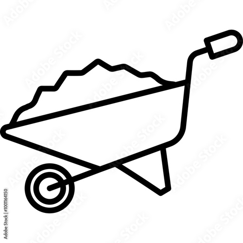 Wheelbarrow Icon