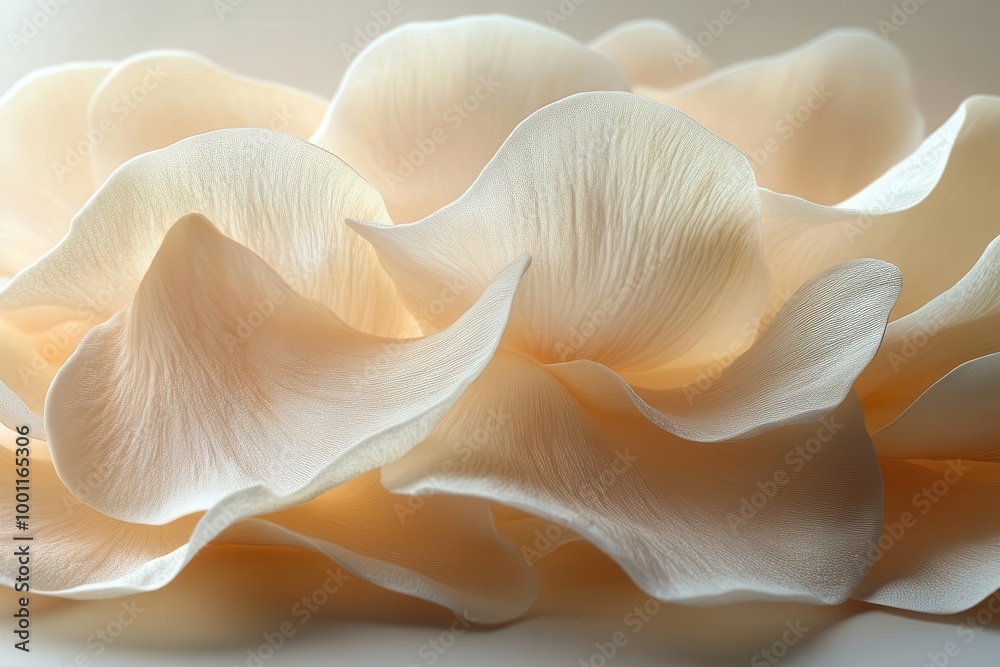 natureinspired abstract composition of flower petals in soft beige and white tones showcasing delicate textures that evoke a sense of calm and organic beauty natureinspired abstract composition of flower petals in soft beige and white tones showcasing delicate textures that evoke a sense of calm and organic beauty