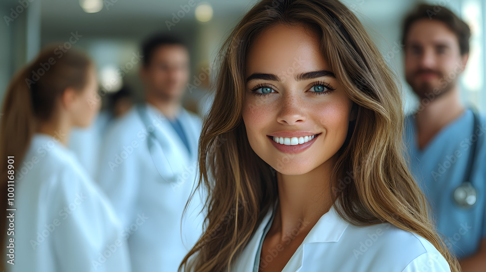 Portrait of Several Medical Professionals Including Doctors and Nurses
Portrait of Several Medical Professionals Including Doctors and Nurses