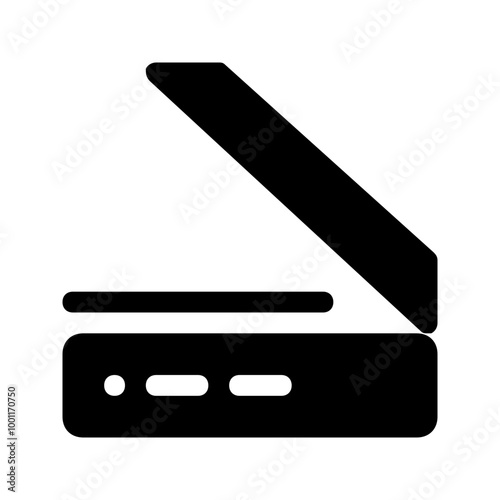 Scanner icon - Solid style