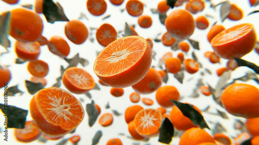 A vibrant and dynamic composition of fruit citrus and splashing water captured in high detail, creating a fresh and energetic image ideal for culinary and lifestyle themes. A vibrant and dynamic composition of fruit citrus and splashing water captured in high detail, creating a fresh and energetic image ideal for culinary and lifestyle themes.