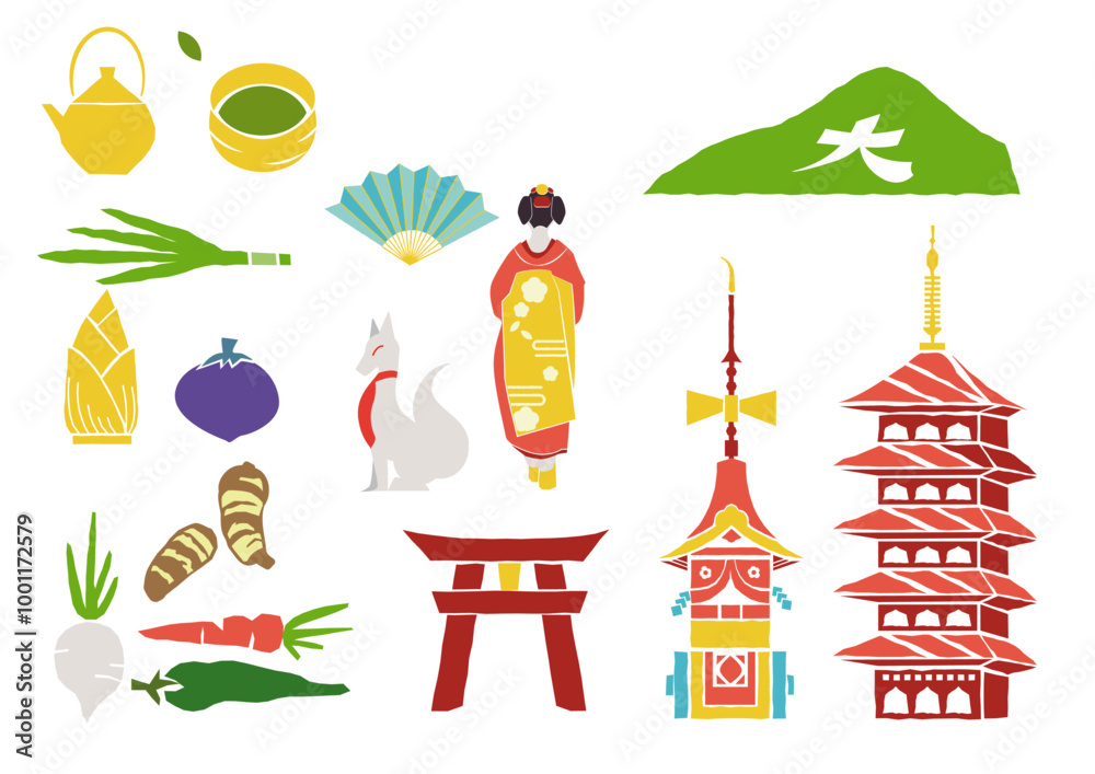 Obraz premium kyoto_illust