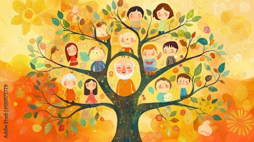 Family Tree Illustration