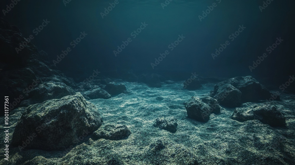 Underwater Ocean Rocks Underwater Ocean Rocks