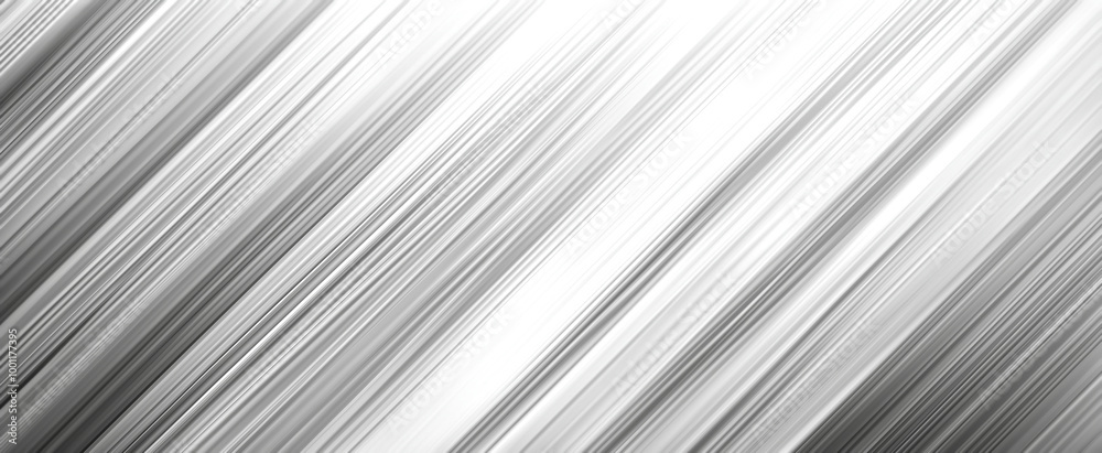 Fototapeta premium Subtle diagonal stripes in light gray tones, offering a sleek, m