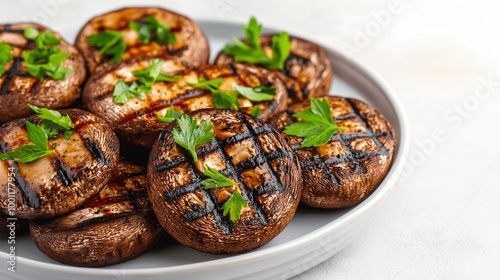 Delicious Grilled Mushrooms with Fresh Herbs for a Flavorful Appetizer