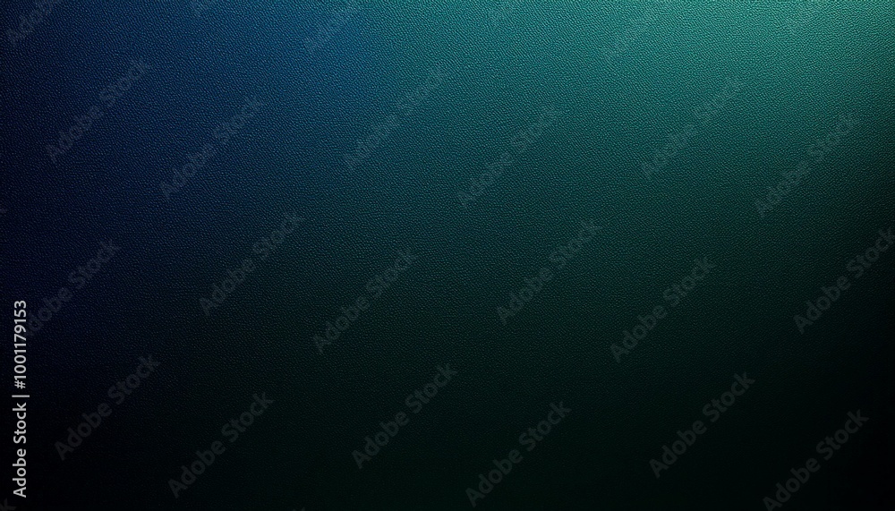 Obraz premium Abstract black, blue, and green gradient texture background. Dark matte elegance with ample design space. Canvas, poster, Christmas theme