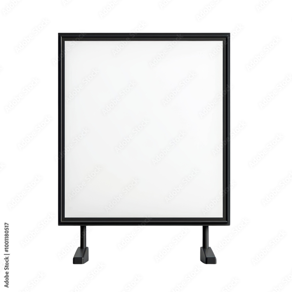 Naklejka premium Blank outdoor signage board for customizable displays