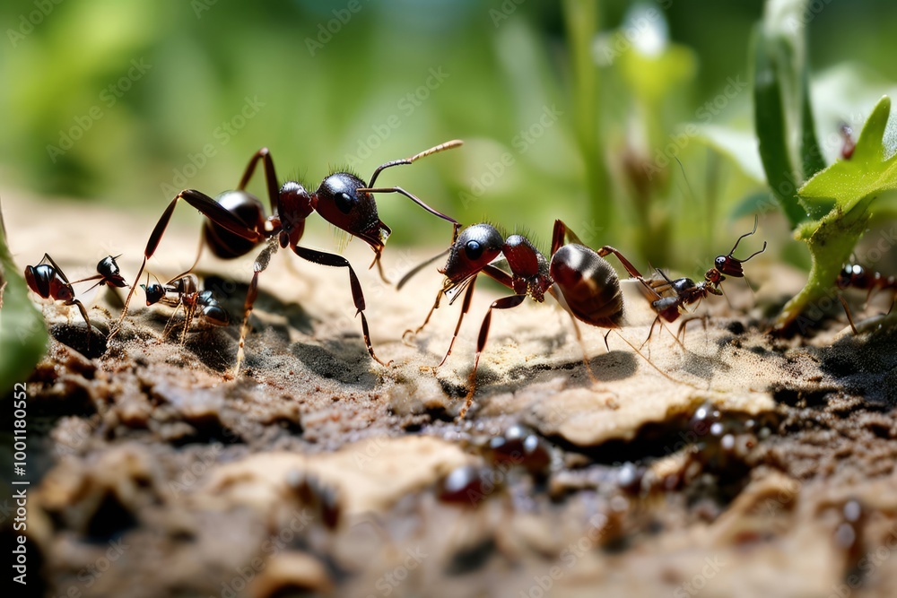 ants forming a trail illustrating the communication and coordin ants forming a trail illustrating the communication and coordin