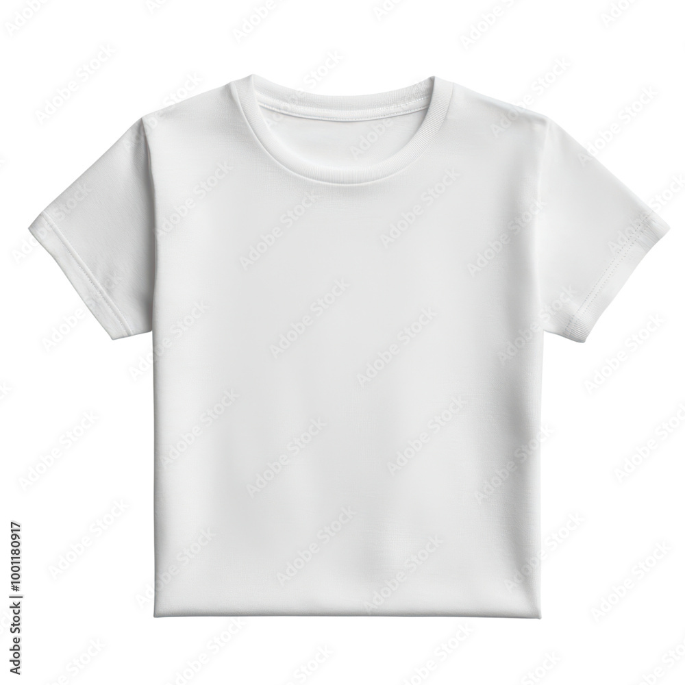 Plain white t-shirt on a transparent background Plain white t-shirt on a transparent background