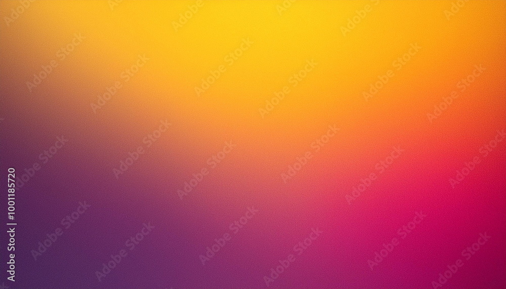 Naklejka premium modern and simple yellow and magenta gradient colors background with grain rough texture