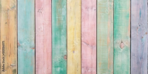 Pastel colored wooden planks texture background for design projects and backgrounds