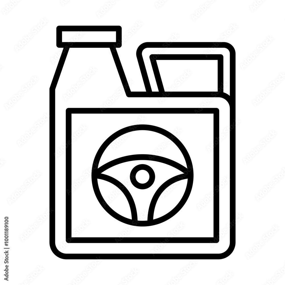 Power Steering Fluid line icon Power Steering Fluid line icon