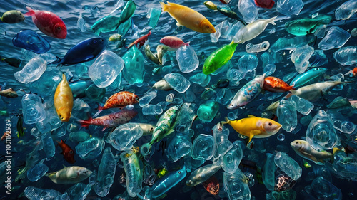 Plastic pollution of the ocean, generative ai