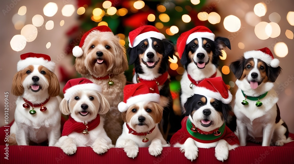 multiple Christmas dogs multiple Christmas dogs