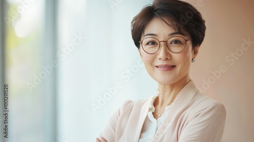 Free Download Confident Businesswoman Smiling - GFXLoad