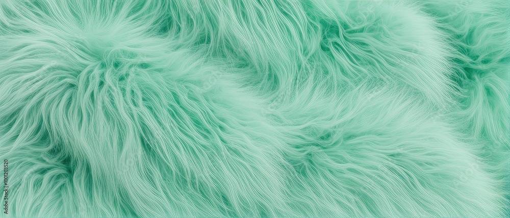Obraz premium Soft Mint Fur Texture