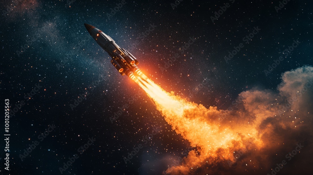 Rocket Launch into Space Rocket Launch into Space