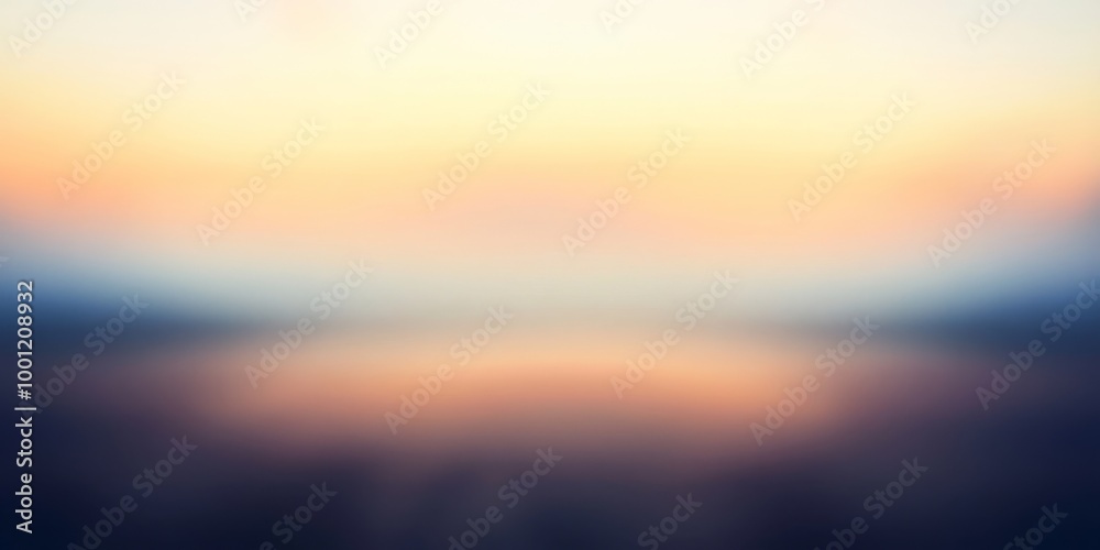 A dreamy sunset creates a soft blend of colors over a serene landscape during twilight hours A dreamy sunset creates a soft blend of colors over a serene landscape during twilight hours