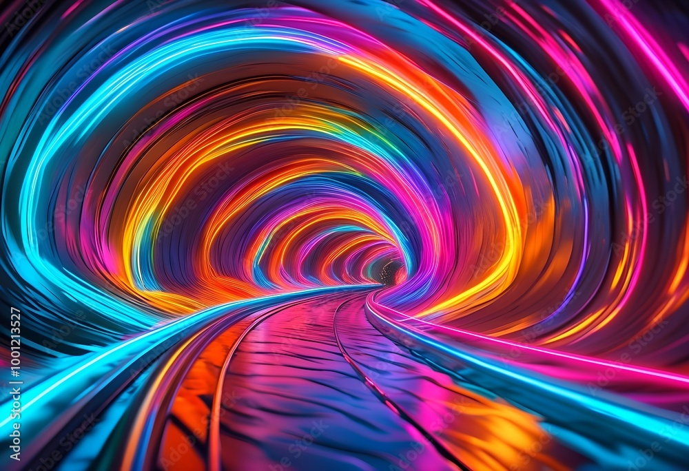 Fototapeta premium virtual tunnel