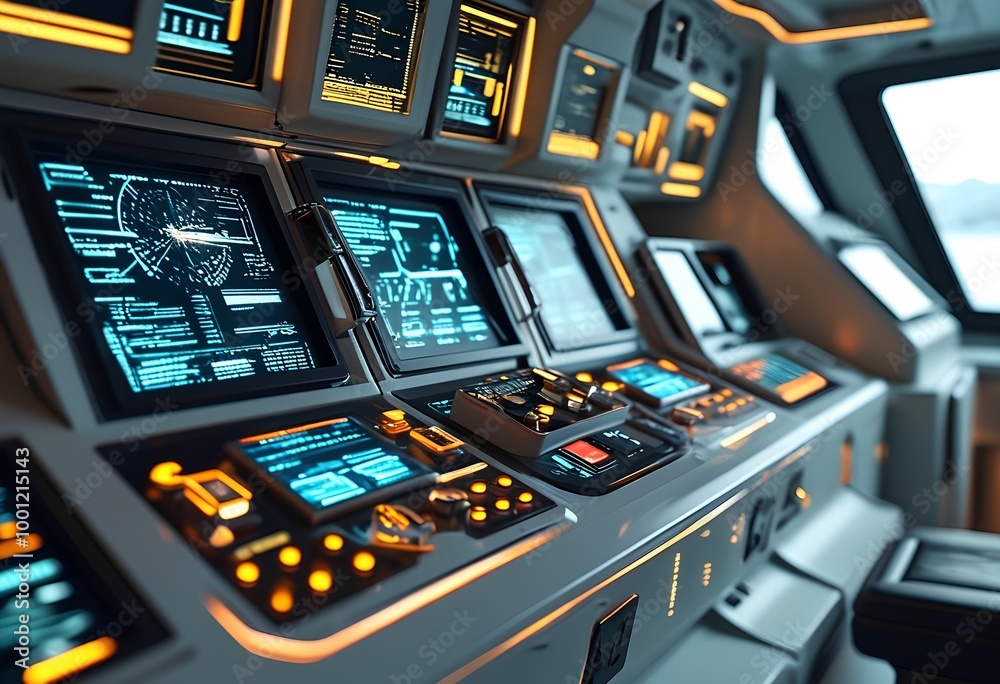 Obraz premium futuristic ship