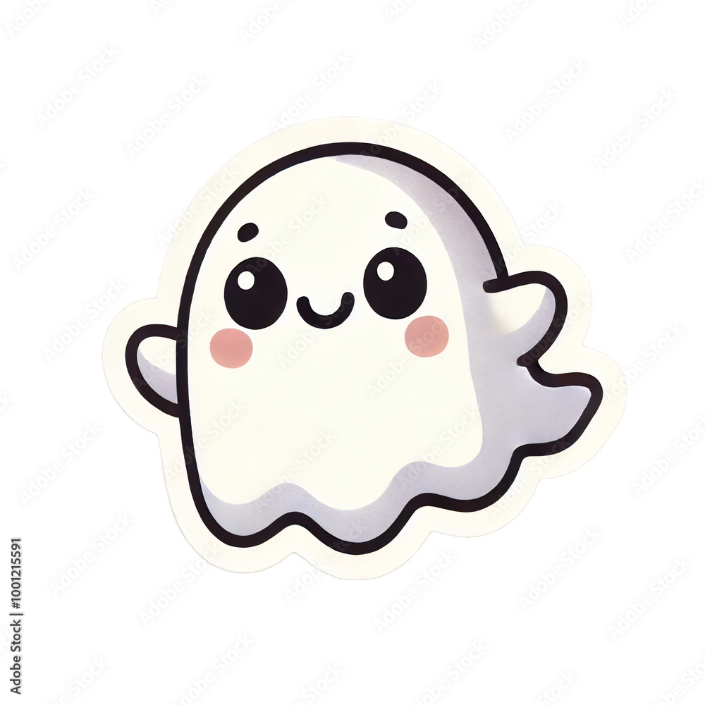 Obraz premium Cartoon monster Halloween illustration 