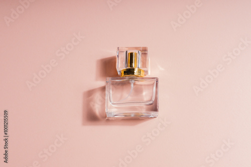 perfume bottle top view