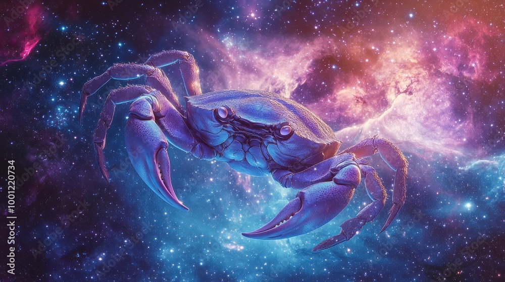 Cosmic Crab in Space Cosmic Crab in Space