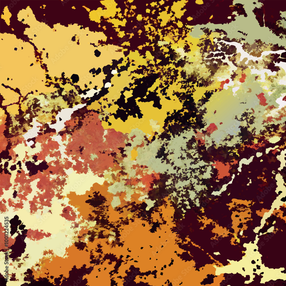 Fototapeta premium Colorful ink splattered grunge background