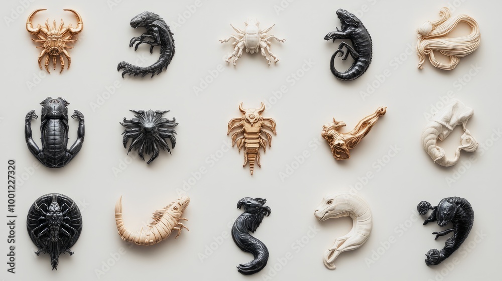Decorative Insect and Animal Sculptures Decorative Insect and Animal Sculptures
