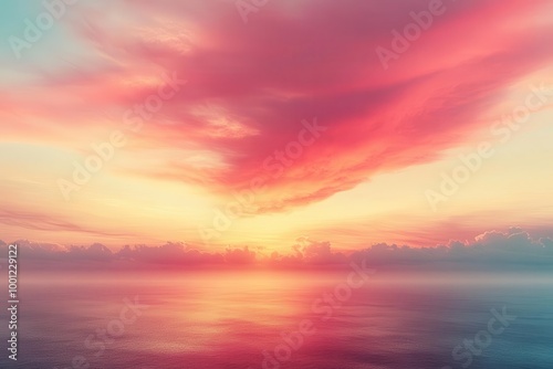 soft red and yellow sunset gradient blending seamlessly into a serene background the ombre effect creates a peaceful atmosphere ideal for artistic projects and moodsetting visuals photo