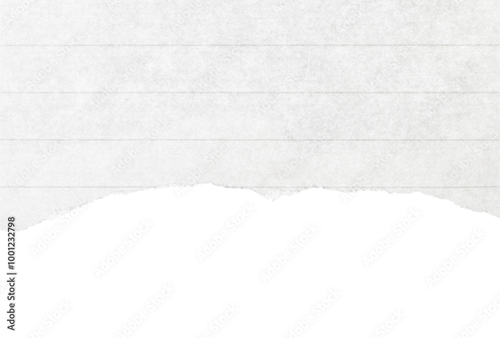 White piece of paper isolated white background White piece of paper isolated white background