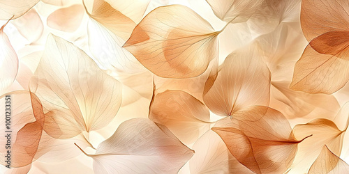 A close up of leaves with a light brown background photo