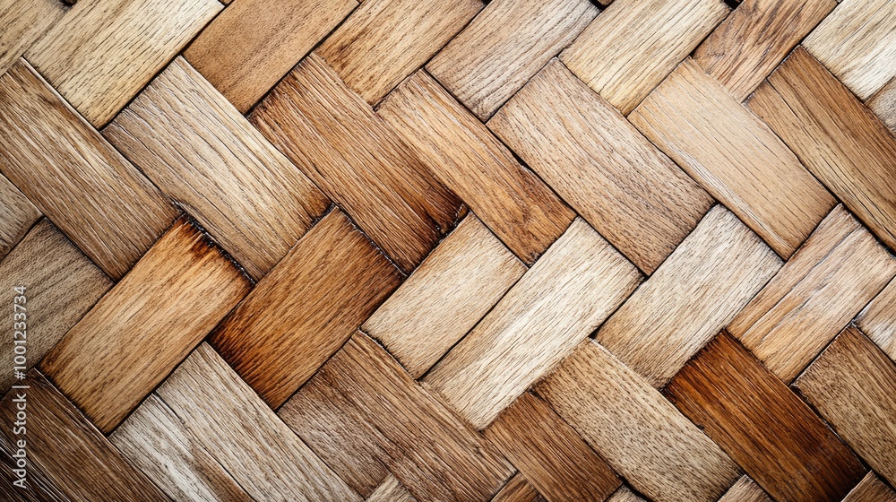 Detailed shot of a white oak parquet floor pattern with a natural grain, offering a bright, airy feel perfect for modern interiors. Detailed shot of a white oak parquet floor pattern with a natural grain, offering a bright, airy feel perfect for modern interiors.