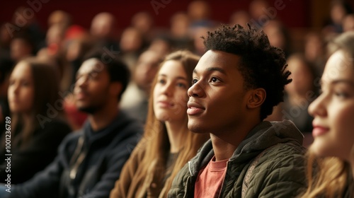 Diverse College Students Engaged in Learning Experience