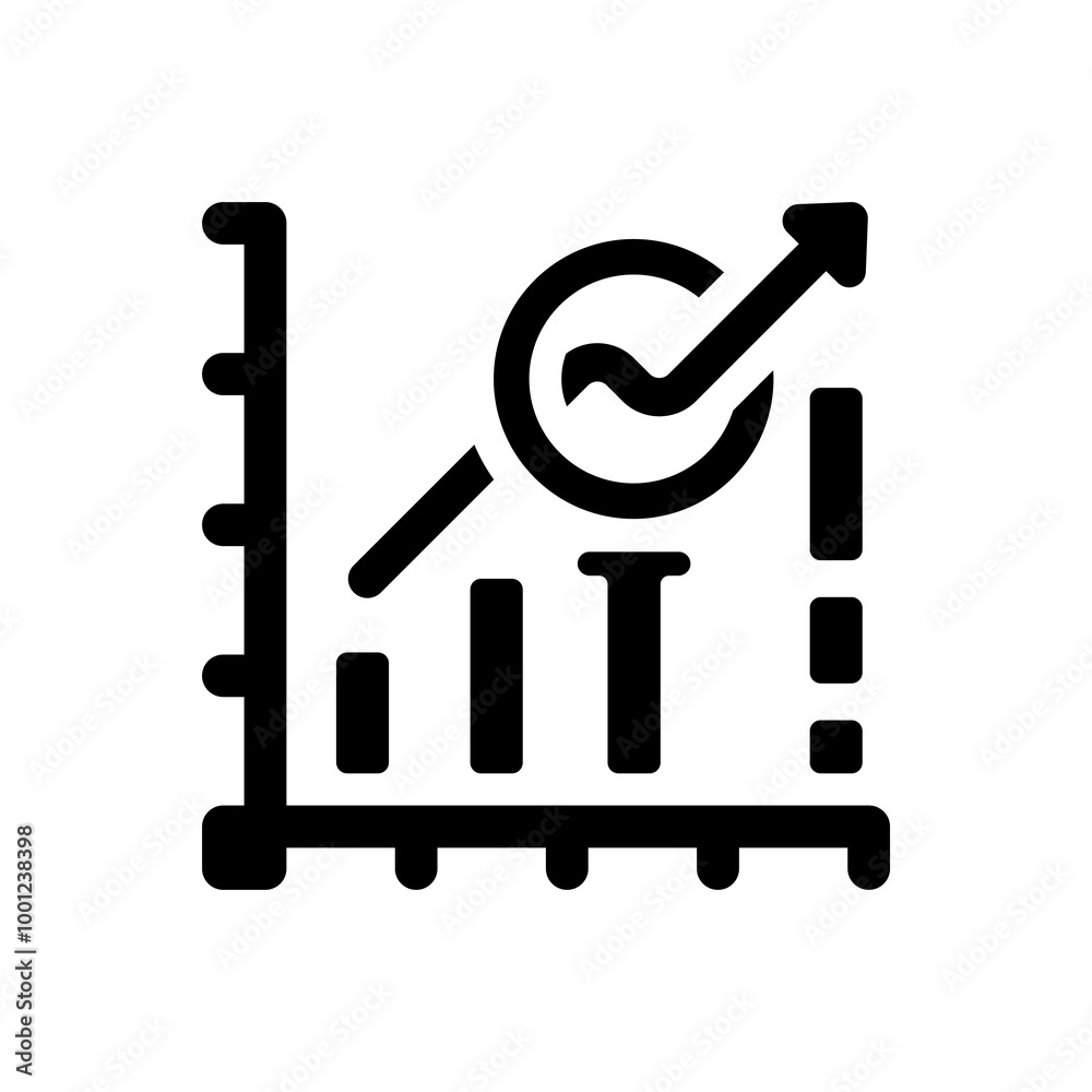Growth chart icon