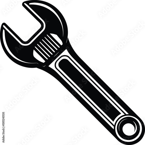  wrench isolated on white background.