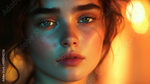 Captivating Portrait of a Young Woman