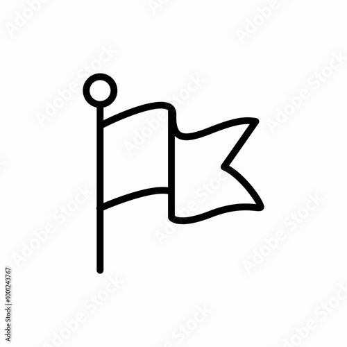 flag racing winner icon sign vector