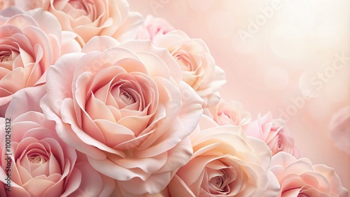 Soft, Pastel Rose Pink Background with Gentle Texture and Subtle Gradient, Creating a Soothing, Calming, and Feminine photo