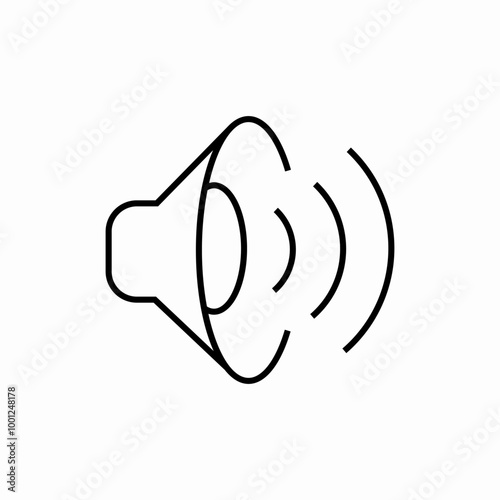 speaker sound icon sign vector