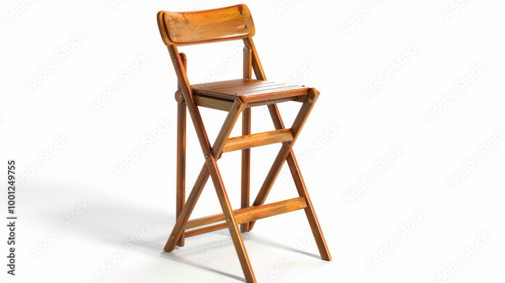 Observing chair or stool for comfortable viewing sessions isolated on white background Observing chair or stool for comfortable viewing sessions isolated on white background