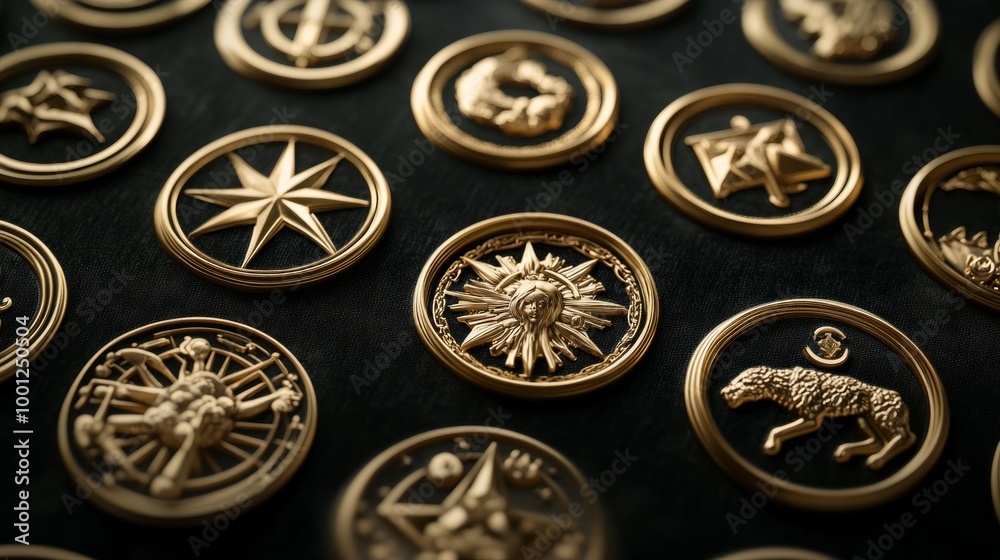 Fototapeta premium Vintage Decorative Medallions