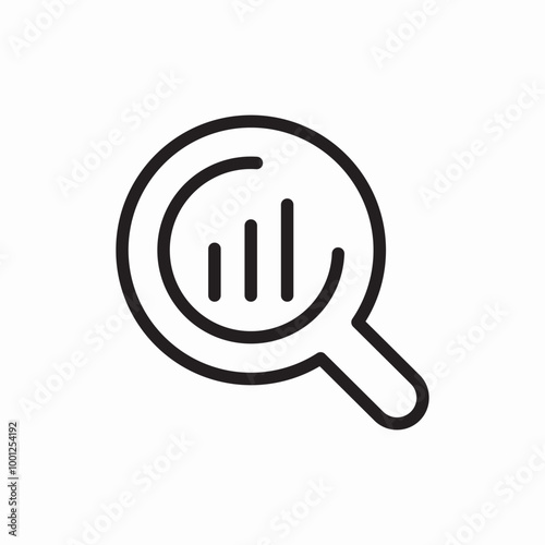 analyzer result icon sign vector