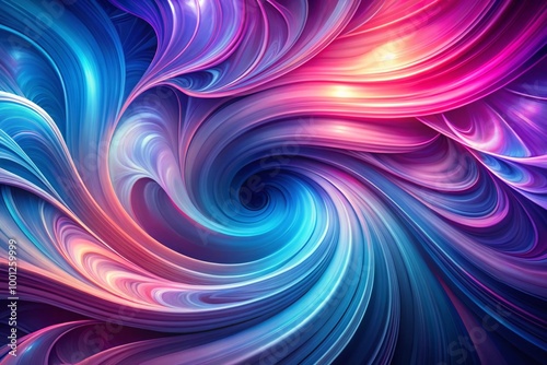 Vibrant abstract digital backdrop featuring swirling shapes and lines in shades of blue, pink, and purple, perfect for